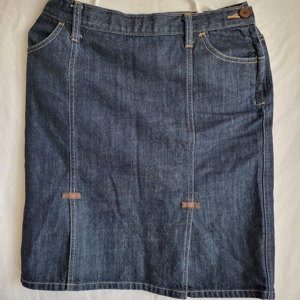 GAP Women's Jean Dark Blue Skirt - RN 54023 - Size 2